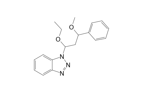 3-(BENZOTRIAZOL-1-YL)-3-ETHOXY-1-METHOXY-1-PHENYLPROPANE