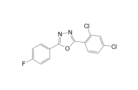 2-(2,4-Dichlorophenyl)-5-(4-fluorophenyl)-1,3,4-oxadiazole
