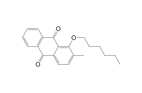 9,10-Anthracenedione, 1-(hexyloxy)-2-methyl-