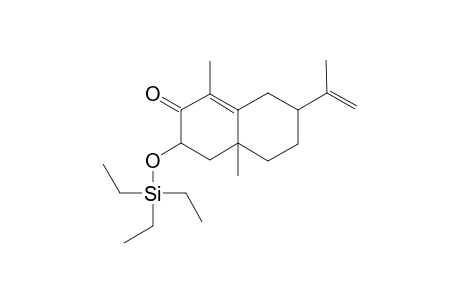 Bicyclo[4.4.0]dec-1-en-3-one, 2,6-dimethyl-9-isopropenyl-4-triethylsilyloxy-