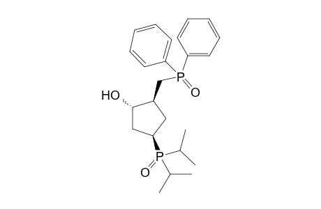 t-4-(Diisopropylphosphinoyl)-t-2-[(2-diphenylphosphinoyl)methyl]-r-1-cyclopentanol