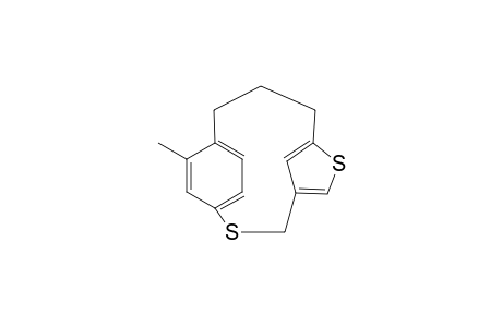 13-methyl-10-thia[2]paracyclo[3](2,4)thiophenophane