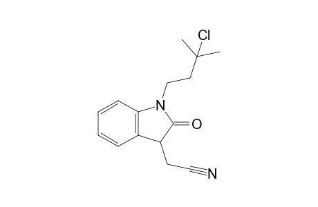 [1-(3-Chloro-3-methylbutyl)-2-oxo-2,3-dihydro-1H-indol-3-yl]acetonitrile