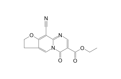 6H-furo[2',3':4,5]pyrido[1,2-a]pyrimidine-7-carboxylic acid, 10-cyano-2,3-dihydro-6-oxo-, ethyl ester