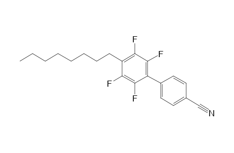 4-(2,3,5,6-tetrafluoro-4-octyl-phenyl)benzonitrile