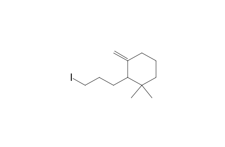 Cyclohexane, 2-(3-iodopropyl)-1,1-dimethyl-3-methylene-