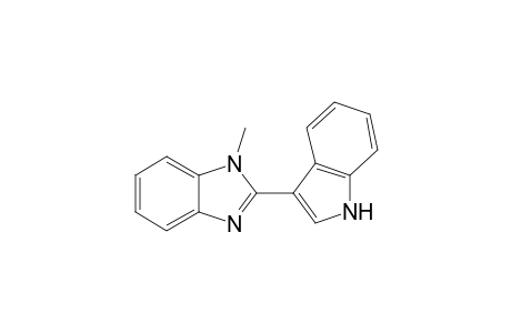 1-Methyl-2-(indol-3'-yl)-benzimidazole
