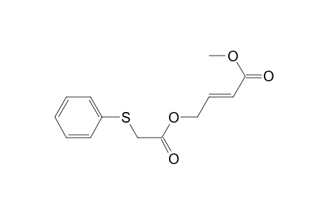 (E)-4-[1-oxo-2-(phenylthio)ethoxy]-2-butenoic acid methyl ester