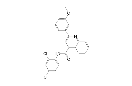 N-(2,4-dichlorophenyl)-2-(3-methoxyphenyl)-4-quinolinecarboxamide