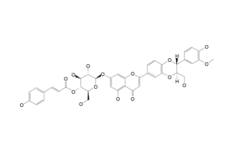 (+/-)-HYDNOCARPIN-7-O-[4''-O-(E)-COUMAROYL)-BETA-GLUCOPYRANOSIDE]