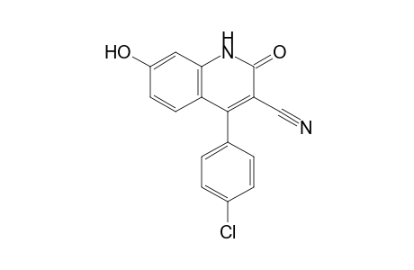 4-(4-Chlorophenyl)-7-hydroxy-2-keto-1H-quinoline-3-carbonitrile