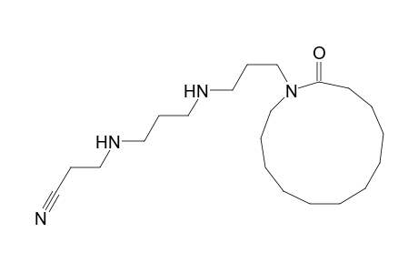 Propanenitrile, 3-[[3-[[3-(2-oxoazacyclotridec-1-yl)propyl]amino]propyl]amino]-