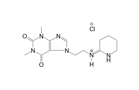 1H-purine-7-ethanaminium, 2,3,6,7-tetrahydro-1,3-dimethyl-2,6-dioxo-N-[(2E)-piperidinylidene]-, chloride