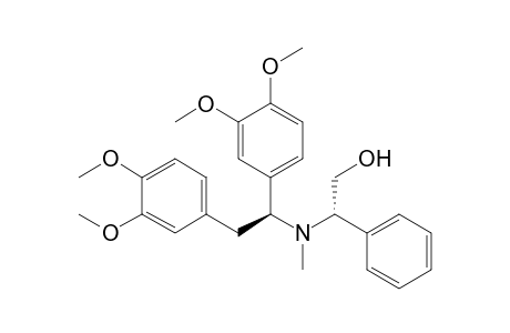 (+)-(2S,1'S)-2-[N-1,2-Bis(3,4-dimethoxyphenyl)ethyl-N-methyl]amino-2-phenylethanol