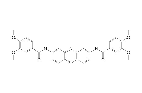 N-[6-[(3,4-dimethoxybenzoyl)amino]acridin-3-yl]-3,4-dimethoxybenzamide