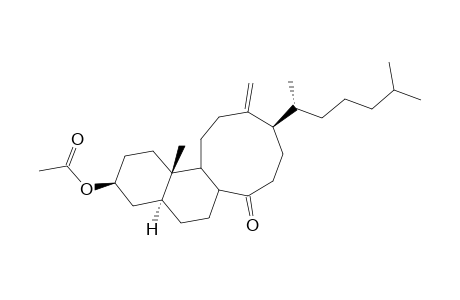 14-Oxo-13,14-seco-5.alpha.-cholest-13(18)-en-3.beta.-yl acetate