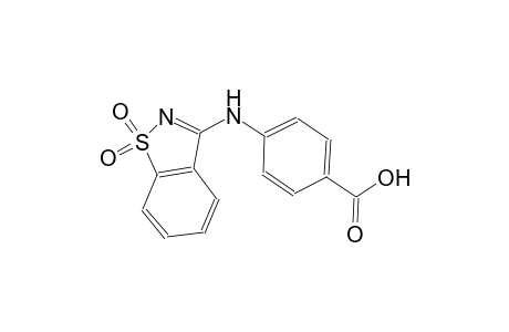 4-[(1,1-dioxido-1,2-benzisothiazol-3-yl)amino]benzoic acid