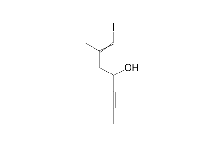 1-iodo-2-methyl-hept-1-en-5-yn-4-ol