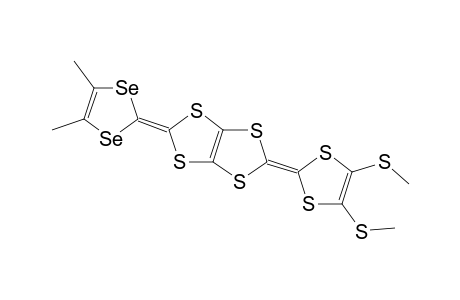 2-[4,5-bis(methylsulfanyl)-1,3-dithiol-2-ylidene]-5-(4,5-dimethyl-1,3-diselenol-2-ylidene)-[1,3]dithiolo[4,5-d][1,3]dithiole