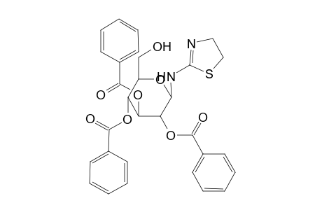 2-(2',3',4'-Tri-O-benzoyl-.beta.D-glucopyranosyl)amino-2-thiazoline