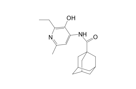 N-(2-Ethyl-3-hydroxy-6-methyl-4-pyridyl)-1-adamantanecarboxamide