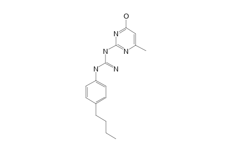 1-[p-Butylphenyl]-3-[4-hydroxy-6-methyl-2-pyrimidinyl]guanidine