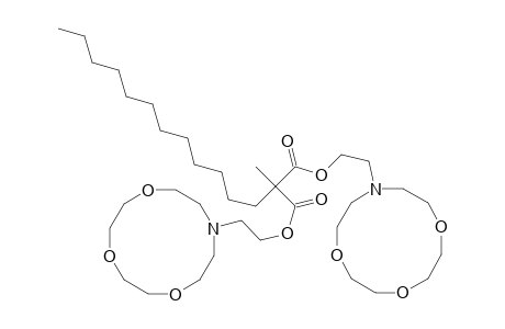 N,N'-(5-dodecyl-5-methyl-4,6-dioxo-3,7-dioxanonane-1,9-diyl)bis(monoaza-12-crown-4)