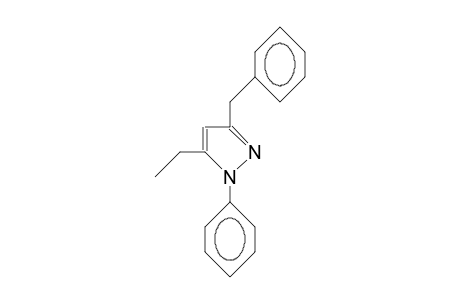 3-Benzyl-5-ethyl-1-phenyl-pyrazole
