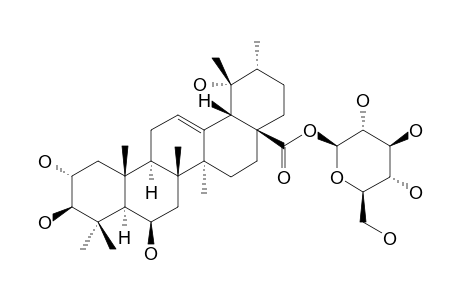 28-O-beta-D-GLUCOPYRANOSYL 6beta-HYDROXYTORMENTIC ACID