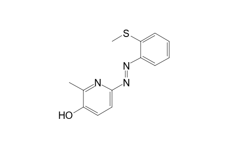 3-Pyridinol, 2-methyl-6-[2-[2-(methylthio)phenyl]diazenyl]-