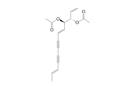 THREO-(1,5E,11E)-TRIDECATRIENE-7,9-DIYNE-3,4-DIACETATE