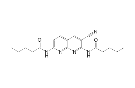 N-{3-Cyano-7-(pentanoylamino)-1,8-naphthyridin-2-yl}-pentanamide