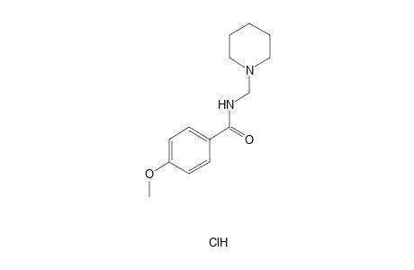 N-(PIPERIDINOMETHYL)-p-ANISAMIDE, HYDROCHLORIDE