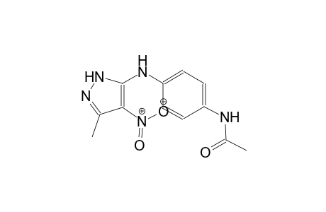 N-{4-[(3-methyl-4-nitro-1H-pyrazol-5-yl)amino]phenyl}acetamide