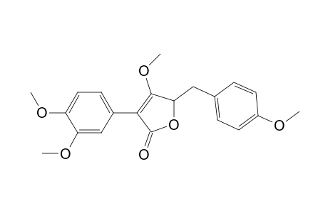 4-(3,4-dimethoxyphenyl)-3-methoxy-2-p-anisyl-2H-furan-5-one