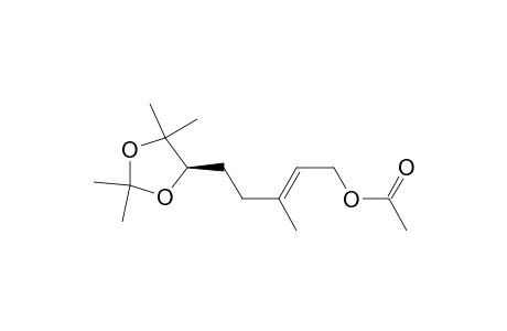 2-Penten-1-ol, 3-methyl-5-(2,2,5,5-tetramethyl-1,3-dioxolan-4-yl)-, acetate, [R-(E)]-