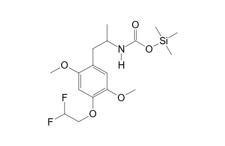 4-(2,2-Difluoroethoxy)-2,5-dimethoxyamphetamine CO2 TMS