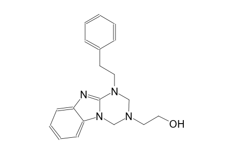 [1,3,5]triazino[1,2-a]benzimidazole-3-ethanol, 1,2,3,4-tetrahydro-1-(2-phenylethyl)-