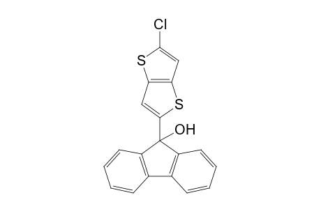 9-(5-Chloranylthieno[3,2-b]thiophen-2-yl)fluoren-9-ol
