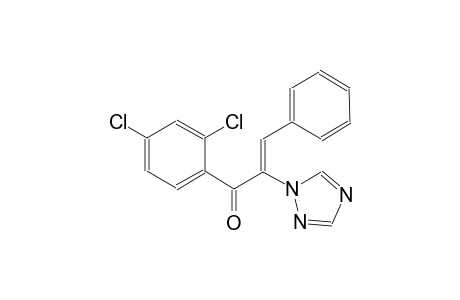 (2Z)-1-(2,4-dichlorophenyl)-3-phenyl-2-(1H-1,2,4-triazol-1-yl)-2-propen-1-one