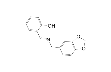 Phenol, 2-(1,3-benzodioxol-5-ylmethyl)iminomethyl-