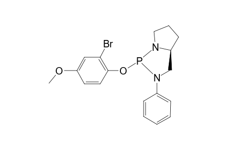 (2R,5S)-2-(2-BROMO-4-METHOXYPHENOXY)-3-PHENYL-1,3-DIAZA-2-PHOSPHABICYCLO-[3.3.0(1,5)]-OCTANE