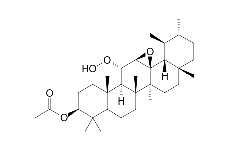 3.beta.-Acetoxy-12.beta.,13.beta.-epoxy-11.alpha.-hydroperoxy-ursane