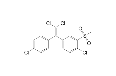 1-Chloro-4-[2,2-dichloro-1-(4-chlorophenyl)ethenyl]-2-methylsulfonylbenzene