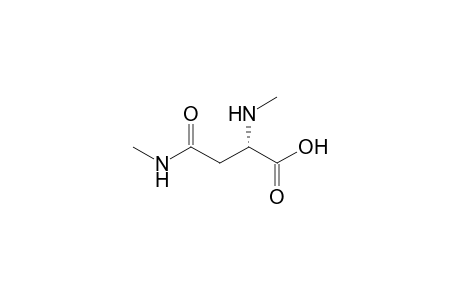 (2S)-2,4-bis(methylamino)-4-oxobutanoic acid