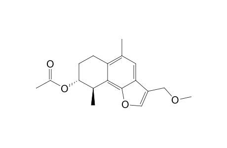 Naphtho[1,2-b]furan-8-ol, 6,7,8,9-tetrahydro-3-(methoxymethyl)-5,9-dimethyl-, acetate, (8R-trans)-