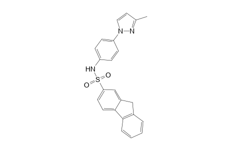 N-[4-(3-methyl-1H-pyrazol-1-yl)phenyl]-9H-fluorene-2-sulfonamide