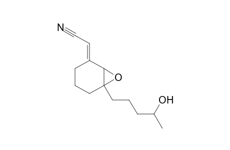 (2E)-2-[6-(4-hydroxypentyl)-7-oxabicyclo[4.1.0]heptan-2-ylidene]acetonitrile