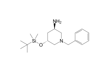 (3R,5R)-1-Benzyl-5-(tert-butyldimethylsilyloxy)piperidin-3-amine