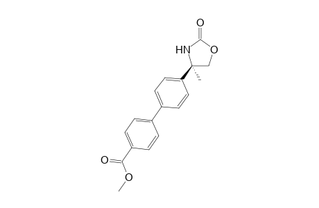 (R)-methyl-4'-(4-methyl-2-oxooxazolidin-4-yl)biphenyl-4-carboxylate